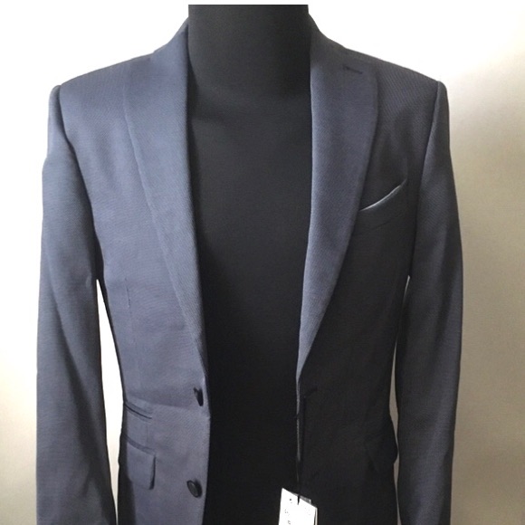 New Zara Man Ceramica Gray Blazer Size 36 Us